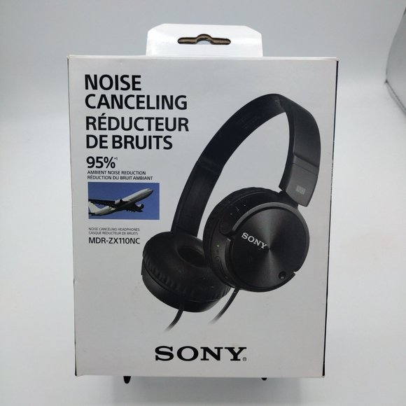 Sony Other - Sony MDR-ZX110NC Noise Cancelling Headband Headphones - Black